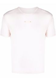 Maison Margiela label-detail T-shirt - Nude