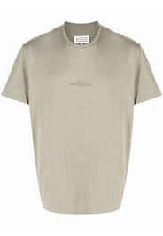 Maison Margiela embroidered-logo crewneck T-shirt - Grün