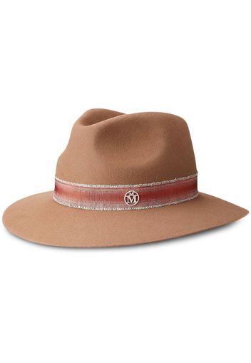 Maison Michel Rico Fedora - Braun