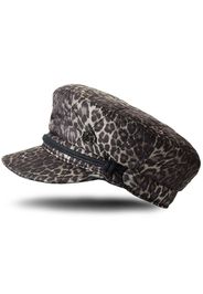 Maison Michel New Abby leopard-print sailor hat - Braun