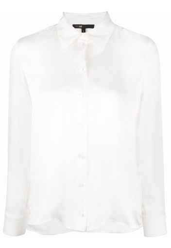 Maje silk button-up shirt - Weiß