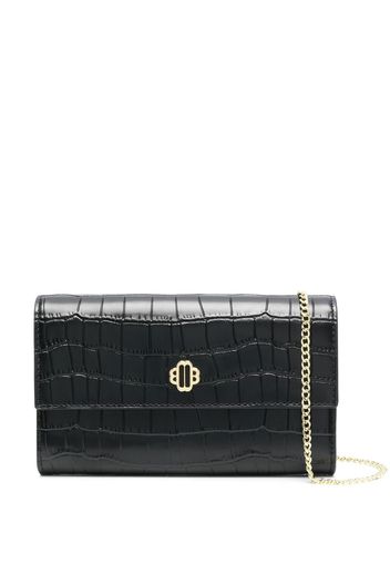 Maje Clover Clutch - Schwarz