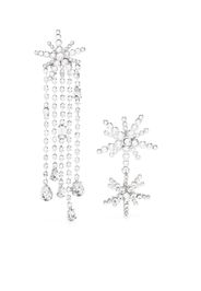Maje Star crystal-embellished drop earrings - Silber