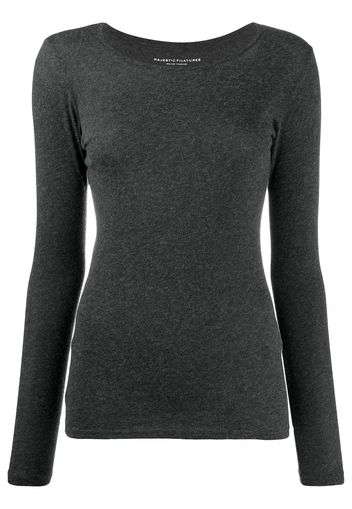 Majestic Filatures Pullover aus Kaschmir - Grau