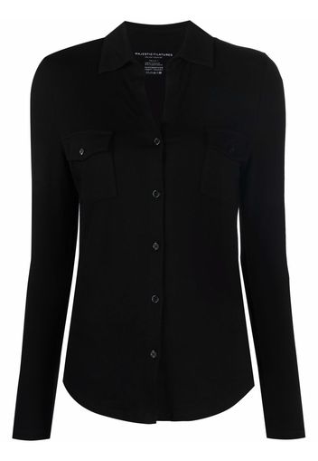 Majestic Filatures long-sleeve shirt - Schwarz