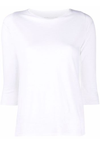 Majestic Filatures round neck long-sleeved T-shirt - Weiß