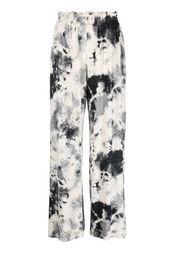 Majestic Filatures tie-dye wide-leg trousers - Nude