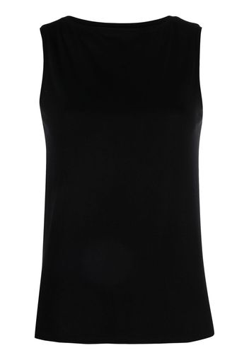 Majestic Filatures boat-neck tank top - Schwarz