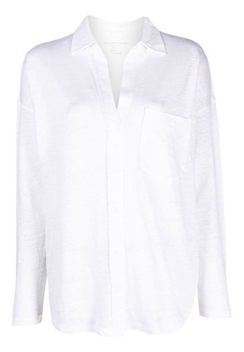 Majestic Filatures CAMICIA-CHEMISE POCHE - Weiß