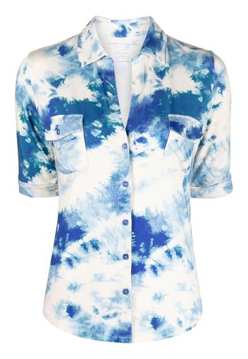 Majestic Filatures tie dye-print short-sleeved shirt - Nude