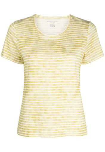 Majestic Filatures short-sleeve striped T-shirt - Weiß