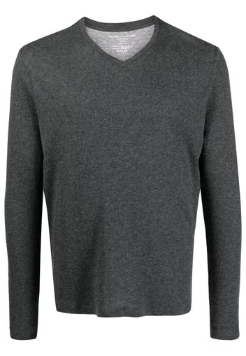 Majestic Filatures Pullover mit V-Ausschnitt - Grau