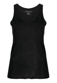 Majestic Filatures Tanktop aus Leinen - Schwarz