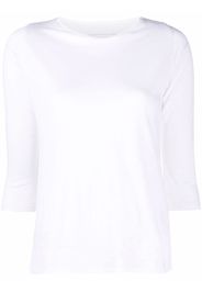 Majestic Filatures round neck long-sleeved T-shirt - Weiß