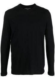 Majestic Filatures crew neck long-sleeved T-shirt - Schwarz