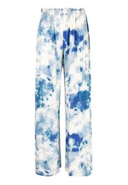 Majestic Filatures tie-dye print track pants - Weiß