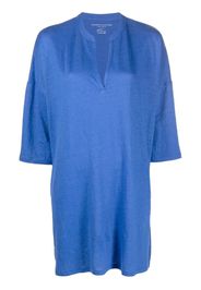 Majestic Filatures three-quarter sleeve tunic top - Blau