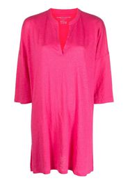 Majestic Filatures Tunisian collar tunic - Rosa