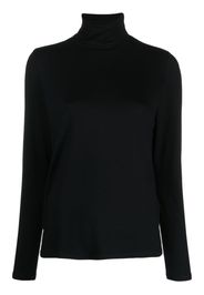 Majestic Filatures roll-neck sweatshirt - Schwarz