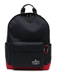 Makavelic logo zipped backpack - Blau