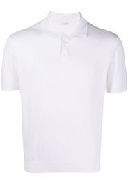 Malo fine-knit cotton polo shirt - Weiß