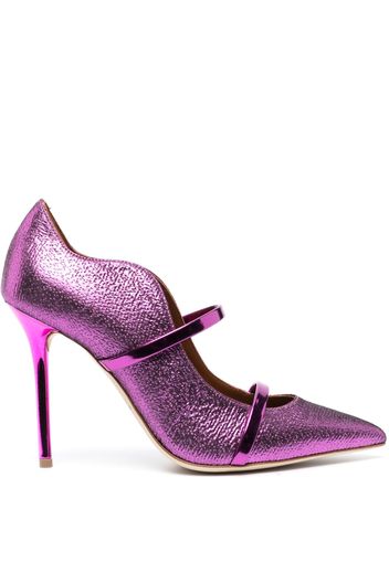 Malone Souliers Maureen 100mm leather pumps - Violett