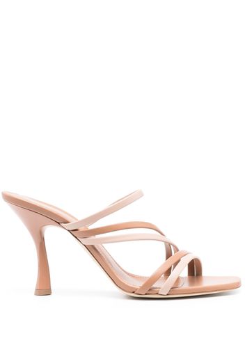 Malone Souliers Tami 90 two-tone 90mm mules - Nude