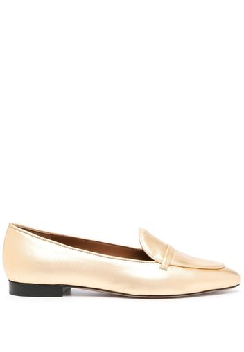 Malone Souliers Bruni metallic leather loafers - Gold