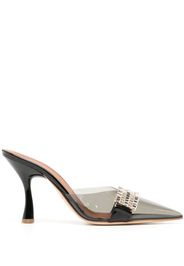 Malone Souliers Joelle 90mm leather mules - Grau