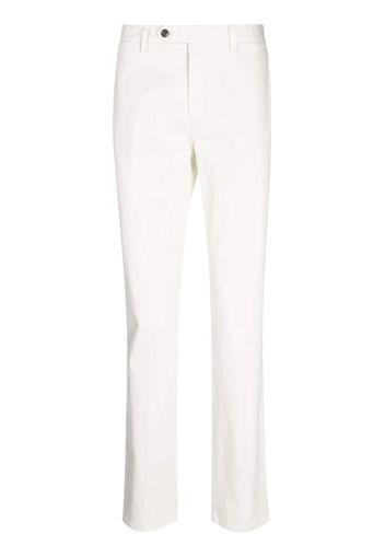 Man On The Boon. slim-fit chino trousers - Weiß