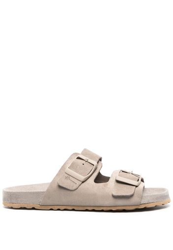 Manebi Hamptons suede sandals - Grau