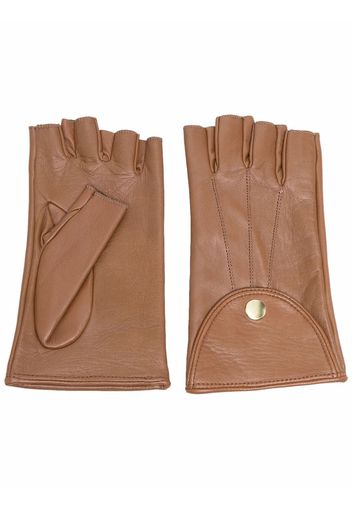 Manokhi Fingerlose Handschuhe - Braun