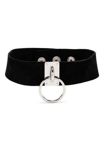 Manokhi Jacob suede choker necklace - Schwarz