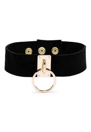 Manokhi Jacob suede choker necklace - Schwarz