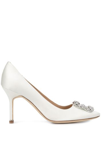 Manolo Blahnik 'Hangisi' Pumps - Weiß