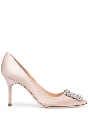 Manolo Blahnik Hangisi Pumps mit Kristallen - Rosa