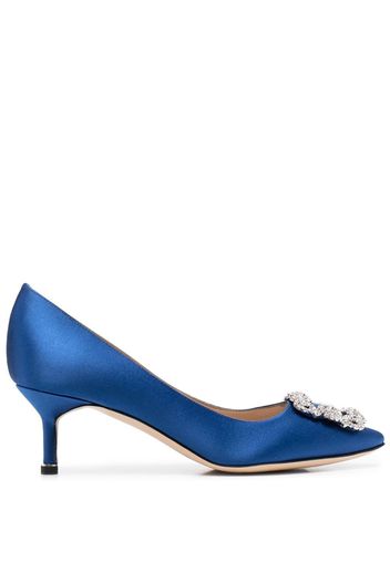 Manolo Blahnik Hangisi Pumps 50mm - Blau