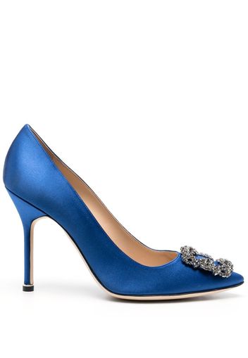 Manolo Blahnik Hangisi 90mm pumps - Blau