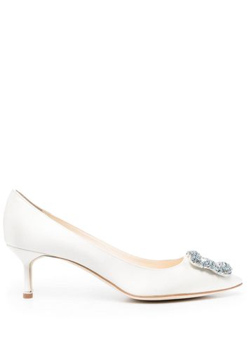 Manolo Blahnik Hangisi heeled pumps - Nude