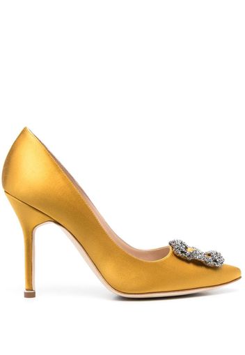 Manolo Blahnik Hangisi Pumps 105mm - Gelb