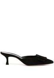 Manolo Blahnik Maysale Mules 50mm - Schwarz