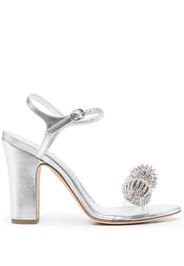 Manolo Blahnik Elhob 105mm sandals - Silber