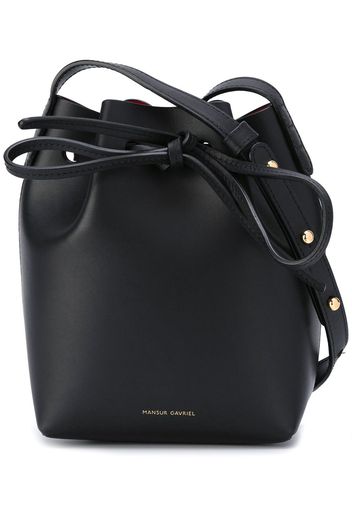 Mansur Gavriel Mini 'Mini' Beuteltasche - Schwarz