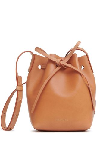 Mansur Gavriel Mini Mini leather bucket bag - Orange