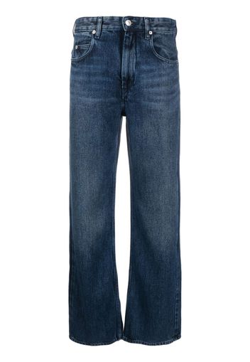 MARANT ÉTOILE mid-rise straight-leg jeans - Blau
