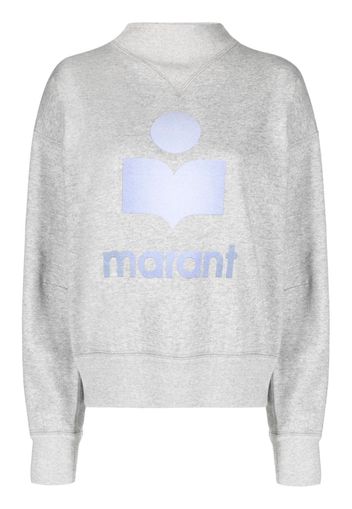 MARANT ÉTOILE Mobyli Sweatshirt mit Logo-Print - Grau