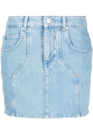 MARANT ÉTOILE mid-rise denim miniskirt - Blau