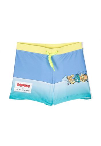 Marc Jacobs Kids x Garfield Badehose mit Cartoon-Print - Blau VW8262 Marc Jacobs Kids x Garfield Badehose mit Cartoon-Print - Blau VW8262