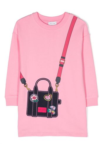 Marc Jacobs Kids Sweatshirtkleid mit grafischem Print - Rosa