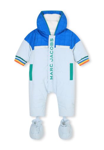 Marc Jacobs Kids logo-print zip-up tracksuit - Blau